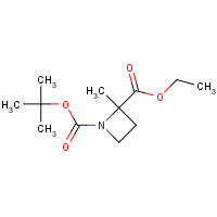 1391077-73-8 1-O-tert-butyl 2-O-ethyl 2-methylazetidine-1,2-dicarboxylate chemical structure