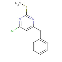 1246034-34-3 4-benzyl-6-chloro-2-methylsulfanylpyrimidine chemical structure