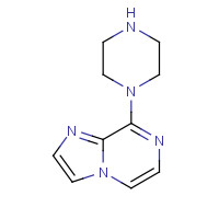 76537-53-6 8-piperazin-1-ylimidazo[1,2-a]pyrazine chemical structure