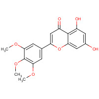 18103-42-9 5,7-dihydroxy-2-(3,4,5-trimethoxyphenyl)chromen-4-one chemical structure