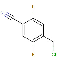1159013-28-1 4-(chloromethyl)-2,5-difluorobenzonitrile chemical structure