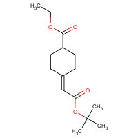218779-74-9 ethyl 4-[2-[(2-methylpropan-2-yl)oxy]-2-oxoethylidene]cyclohexane-1-carboxylate chemical structure