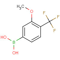1004775-33-0 [3-methoxy-4-(trifluoromethyl)phenyl]boronic acid chemical structure