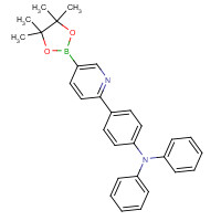 1365756-78-0 N,N-diphenyl-4-[5-(4,4,5,5-tetramethyl-1,3,2-dioxaborolan-2-yl)pyridin-2-yl]aniline chemical structure