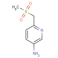 1419605-03-0 6-(methylsulfonylmethyl)pyridin-3-amine chemical structure