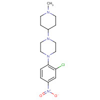 1453212-00-4 1-(2-chloro-4-nitrophenyl)-4-(1-methylpiperidin-4-yl)piperazine chemical structure