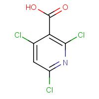 69422-72-6 2,4,6-trichloropyridine-3-carboxylic acid chemical structure