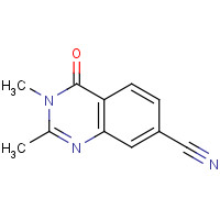 1263413-84-8 2,3-dimethyl-4-oxoquinazoline-7-carbonitrile chemical structure