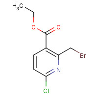 31163-13-0 ethyl 2-(bromomethyl)-6-chloropyridine-3-carboxylate chemical structure