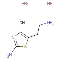 142457-00-9 5-(2-aminoethyl)-4-methyl-1,3-thiazol-2-amine;dihydrobromide chemical structure