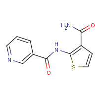 895945-32-1 N-(3-carbamoylthiophen-2-yl)pyridine-3-carboxamide chemical structure