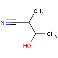 38046-46-7 3-hydroxy-2-methylbutanenitrile chemical structure