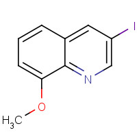1416801-74-5 3-iodo-8-methoxyquinoline chemical structure