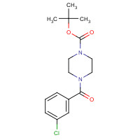 828299-83-8 tert-butyl 4-(3-chlorobenzoyl)piperazine-1-carboxylate chemical structure