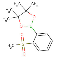 879648-22-3 4,4,5,5-tetramethyl-2-(2-methylsulfonylphenyl)-1,3,2-dioxaborolane chemical structure