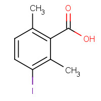 123278-08-0 3-iodo-2,6-dimethylbenzoic acid chemical structure