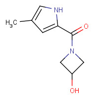1350608-06-8 (3-hydroxyazetidin-1-yl)-(4-methyl-1H-pyrrol-2-yl)methanone chemical structure