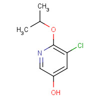 1355066-41-9 5-chloro-6-propan-2-yloxypyridin-3-ol chemical structure
