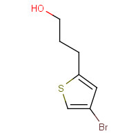1000529-80-5 3-(4-bromothiophen-2-yl)propan-1-ol chemical structure