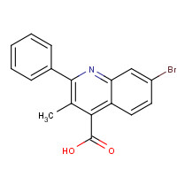 914654-51-6 7-bromo-3-methyl-2-phenylquinoline-4-carboxylic acid chemical structure