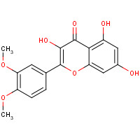 3306-29-4 2-(3,4-dimethoxyphenyl)-3,5,7-trihydroxychromen-4-one chemical structure