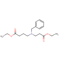 1164-14-3 ethyl 4-[benzyl-(3-ethoxy-3-oxopropyl)amino]butanoate chemical structure