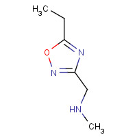 1177321-30-0 1-(5-ethyl-1,2,4-oxadiazol-3-yl)-N-methylmethanamine chemical structure