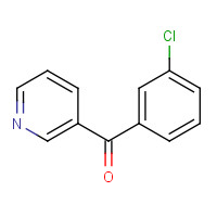 62247-00-1 (3-chlorophenyl)-pyridin-3-ylmethanone chemical structure