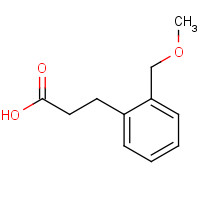 100058-90-0 3-[2-(methoxymethyl)phenyl]propanoic acid chemical structure