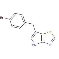 1312363-25-9 6-[(4-bromophenyl)methyl]-4H-pyrrolo[2,3-d][1,3]thiazole chemical structure