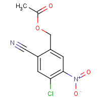 181485-45-0 (4-chloro-2-cyano-5-nitrophenyl)methyl acetate chemical structure