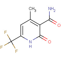 116548-07-3 4-methyl-2-oxo-6-(trifluoromethyl)-1H-pyridine-3-carboxamide chemical structure