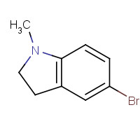 99848-78-9 5-bromo-1-methyl-2,3-dihydroindole chemical structure