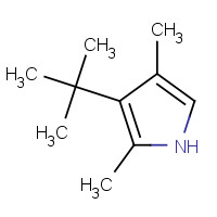 151464-91-4 3-tert-butyl-2,4-dimethyl-1H-pyrrole chemical structure