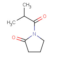 92475-82-6 1-(2-methylpropanoyl)pyrrolidin-2-one chemical structure