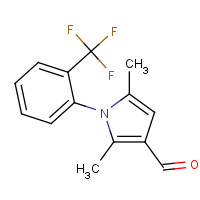 932226-24-9 2,5-dimethyl-1-[2-(trifluoromethyl)phenyl]pyrrole-3-carbaldehyde chemical structure