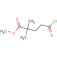 98559-84-3 methyl 5-chloro-2,2-dimethyl-5-oxopentanoate chemical structure