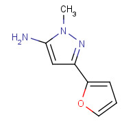 305846-71-3 5-(furan-2-yl)-2-methylpyrazol-3-amine chemical structure