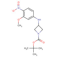 1375465-19-2 tert-butyl 3-(3-methoxy-4-nitroanilino)azetidine-1-carboxylate chemical structure