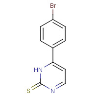 832741-25-0 6-(4-bromophenyl)-1H-pyrimidine-2-thione chemical structure