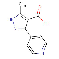 1429505-75-8 5-methyl-3-pyridin-4-yl-1H-pyrazole-4-carboxylic acid chemical structure