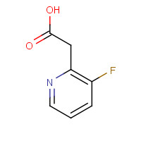 1000524-32-2 2-(3-fluoropyridin-2-yl)acetic acid chemical structure