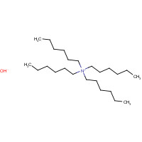17756-56-8 tetrahexylazanium;hydroxide chemical structure