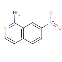 98410-85-6 7-nitroisoquinolin-1-amine chemical structure