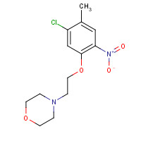 862874-09-7 4-[2-(5-chloro-4-methyl-2-nitrophenoxy)ethyl]morpholine chemical structure