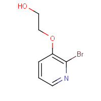 313657-71-5 2-(2-bromopyridin-3-yl)oxyethanol chemical structure