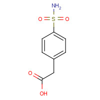 22958-64-1 2-(4-sulfamoylphenyl)acetic acid chemical structure