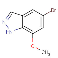 1374652-62-6 5-bromo-7-methoxy-1H-indazole chemical structure