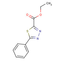 1279852-35-5 ethyl 5-phenyl-1,3,4-thiadiazole-2-carboxylate chemical structure