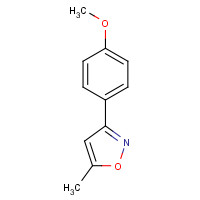 61428-21-5 3-(4-methoxyphenyl)-5-methyl-1,2-oxazole chemical structure